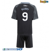 Maglie da calcio Aston Villa Harvey Elliott #9 Seconda Maglia Bambino 2025-26 Manica Corta (+ Pantaloni corti)